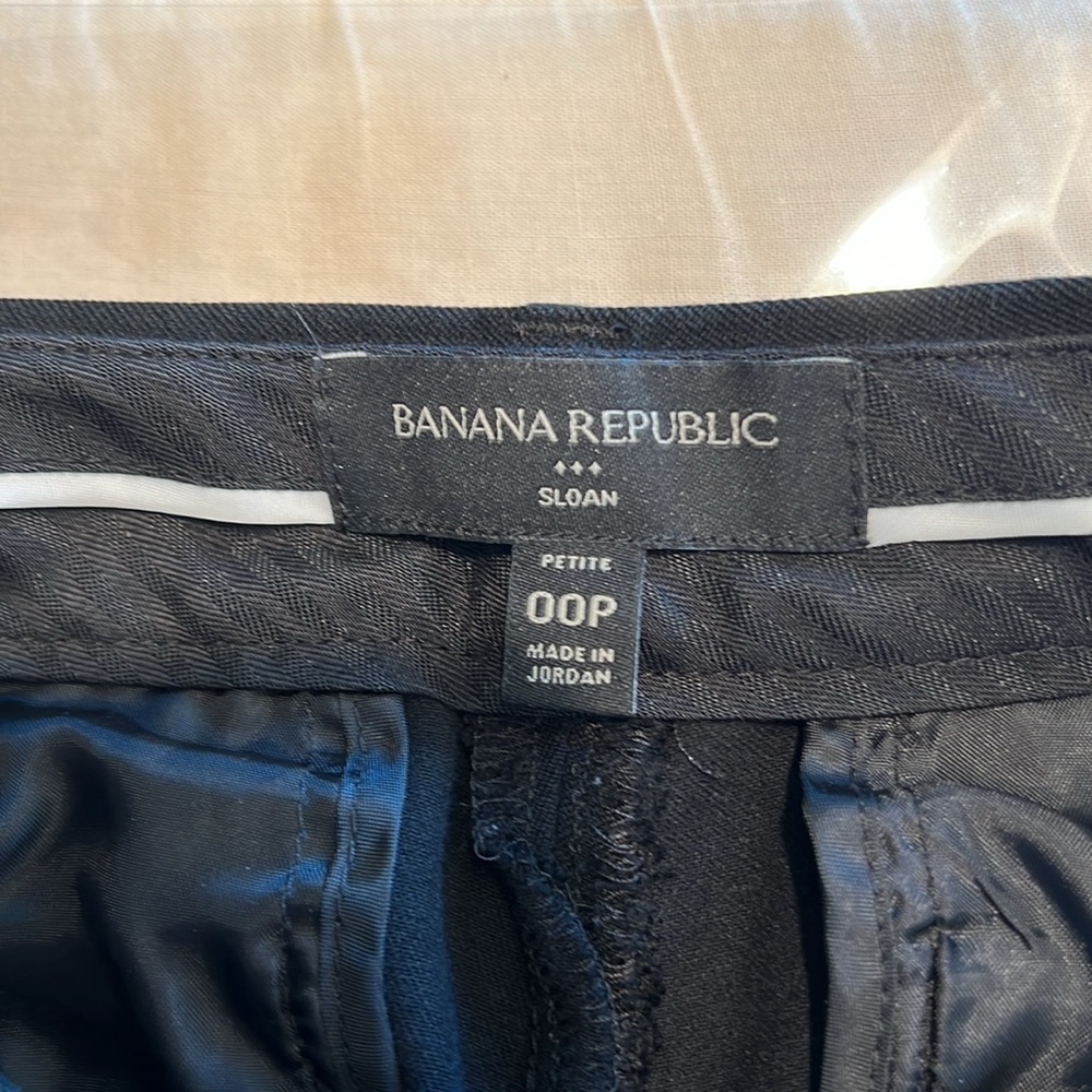Womens Banana Republic Sloan Skinny Size 00Petite Stretch Pants - Picture 5 of 6